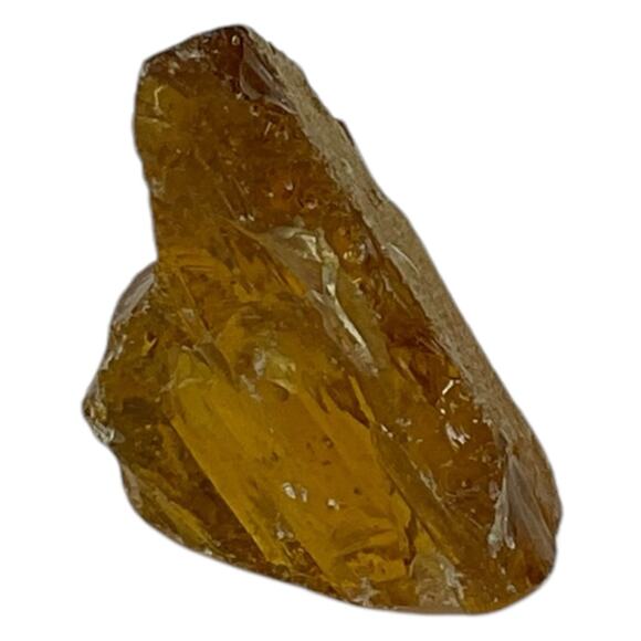 Amber Translucent Art Glass Cullet Slag Glass #5M13 - Picture 2 of 7